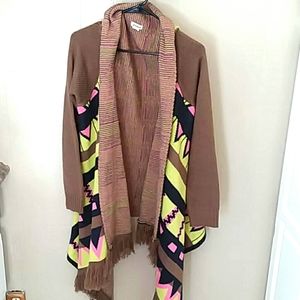 Love Riche Oversized Longer Boho Knit Cardigan